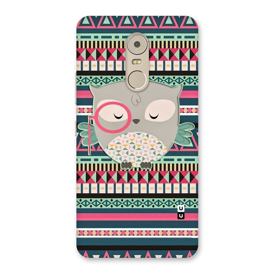 Owl Cute Pattern Back Case for Lenovo K6 Note