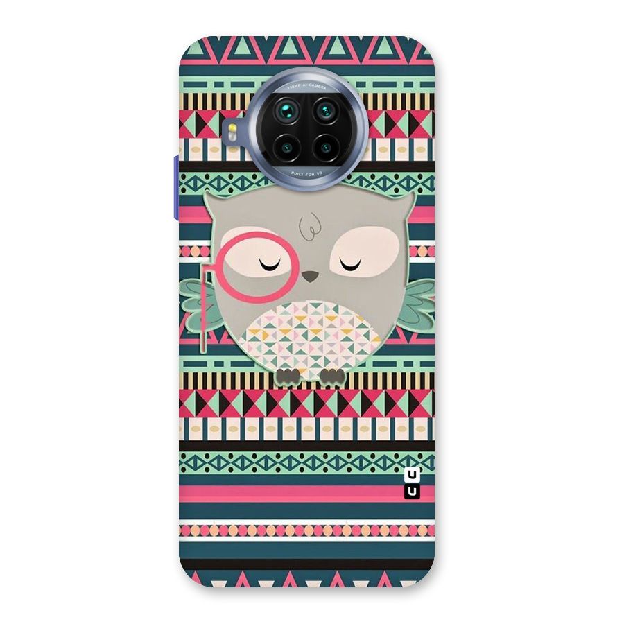 Owl Cute Pattern Back Case for Mi 10i