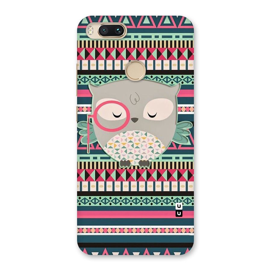 Owl Cute Pattern Back Case for Mi A1