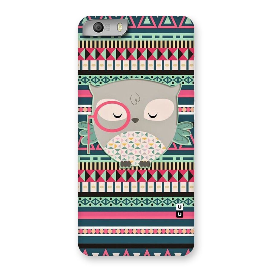 Owl Cute Pattern Back Case for Micromax Canvas Knight 2