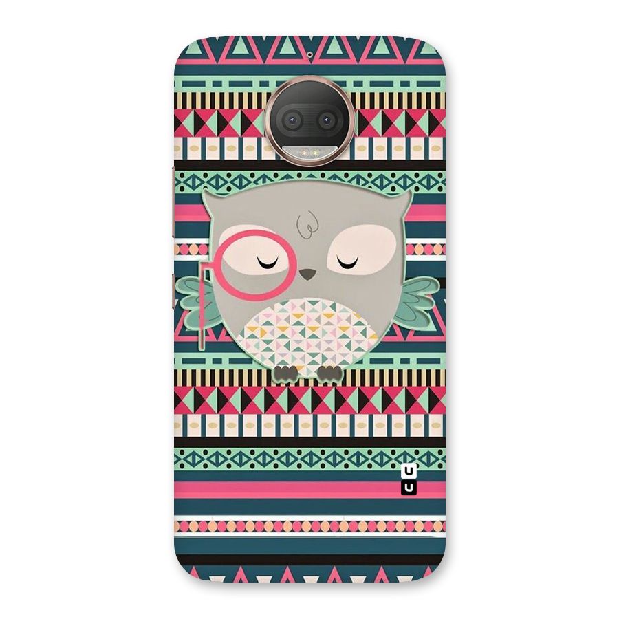 Owl Cute Pattern Back Case for Moto G5s Plus