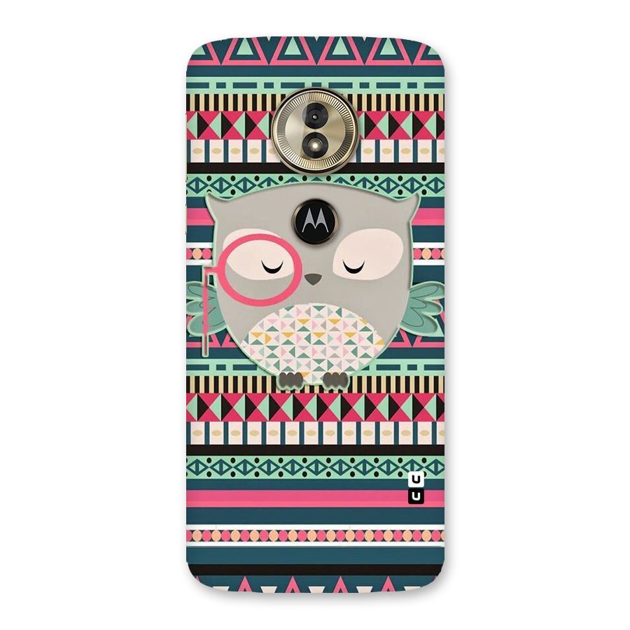 Owl Cute Pattern Back Case for Moto G6 Play