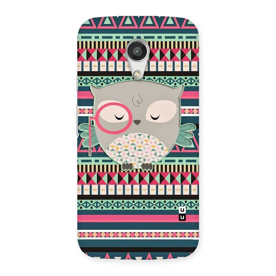 Owl Cute Pattern Back Case for Moto G 2nd Gen