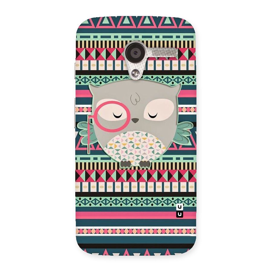 Owl Cute Pattern Back Case for Moto X