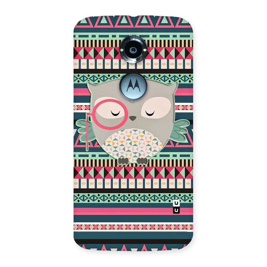 Owl Cute Pattern Back Case for Moto X 2nd Gen
