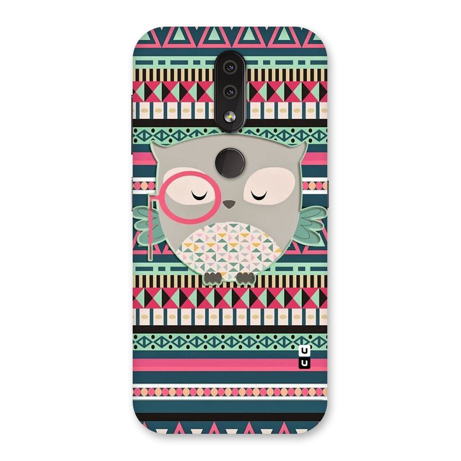 Owl Cute Pattern Back Case for Nokia 4.2