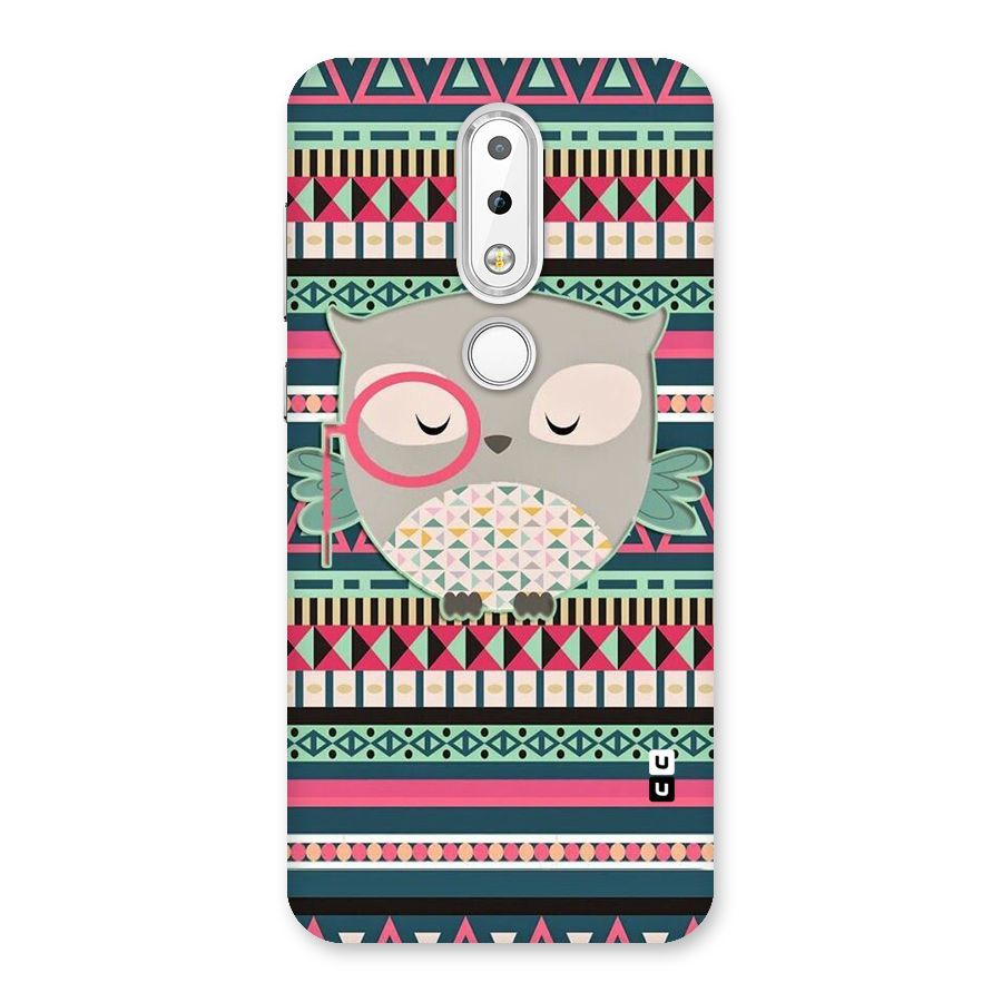 Owl Cute Pattern Back Case for Nokia 6.1 Plus