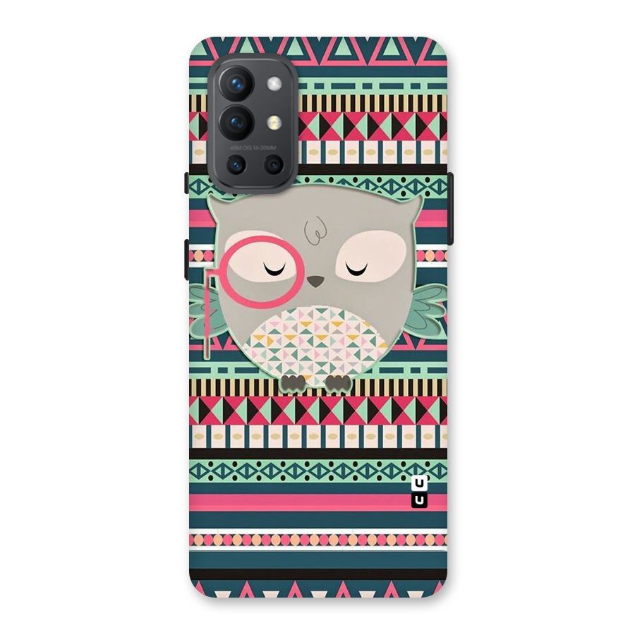 Owl Cute Pattern Back Case for OnePlus 9R