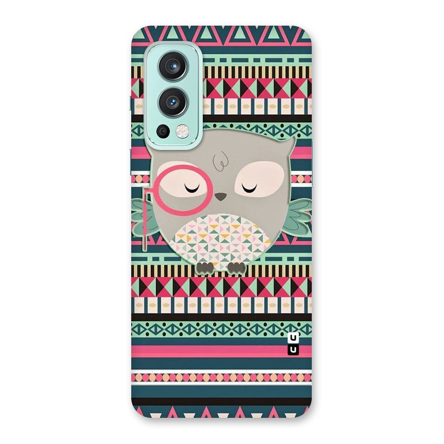 Owl Cute Pattern Back Case for OnePlus Nord 2 5G