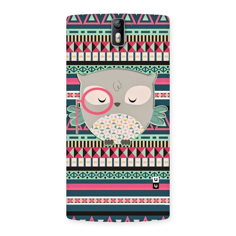 Owl Cute Pattern Back Case for One Plus One
