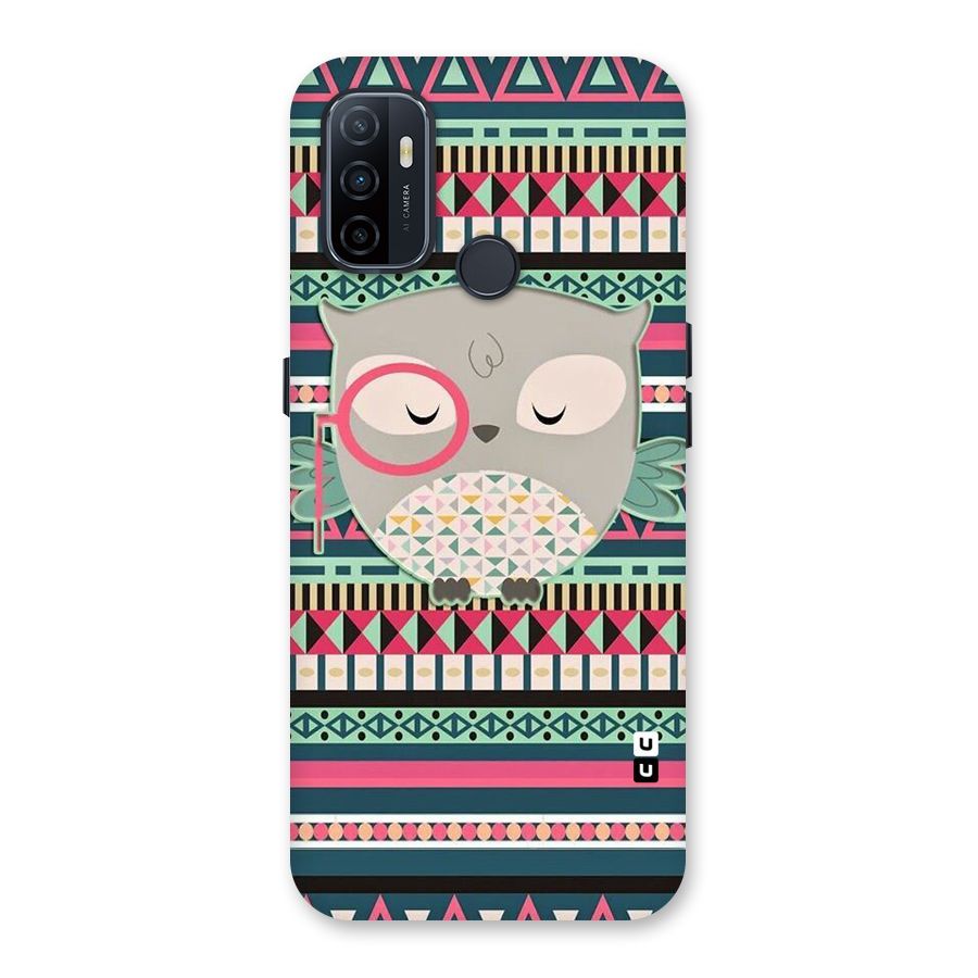 Owl Cute Pattern Back Case for Oppo A32