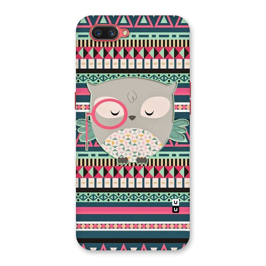 Owl Cute Pattern Back Case for Oppo A3s
