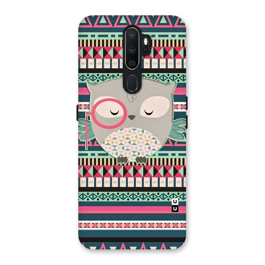 Owl Cute Pattern Back Case for Oppo A5 (2020)