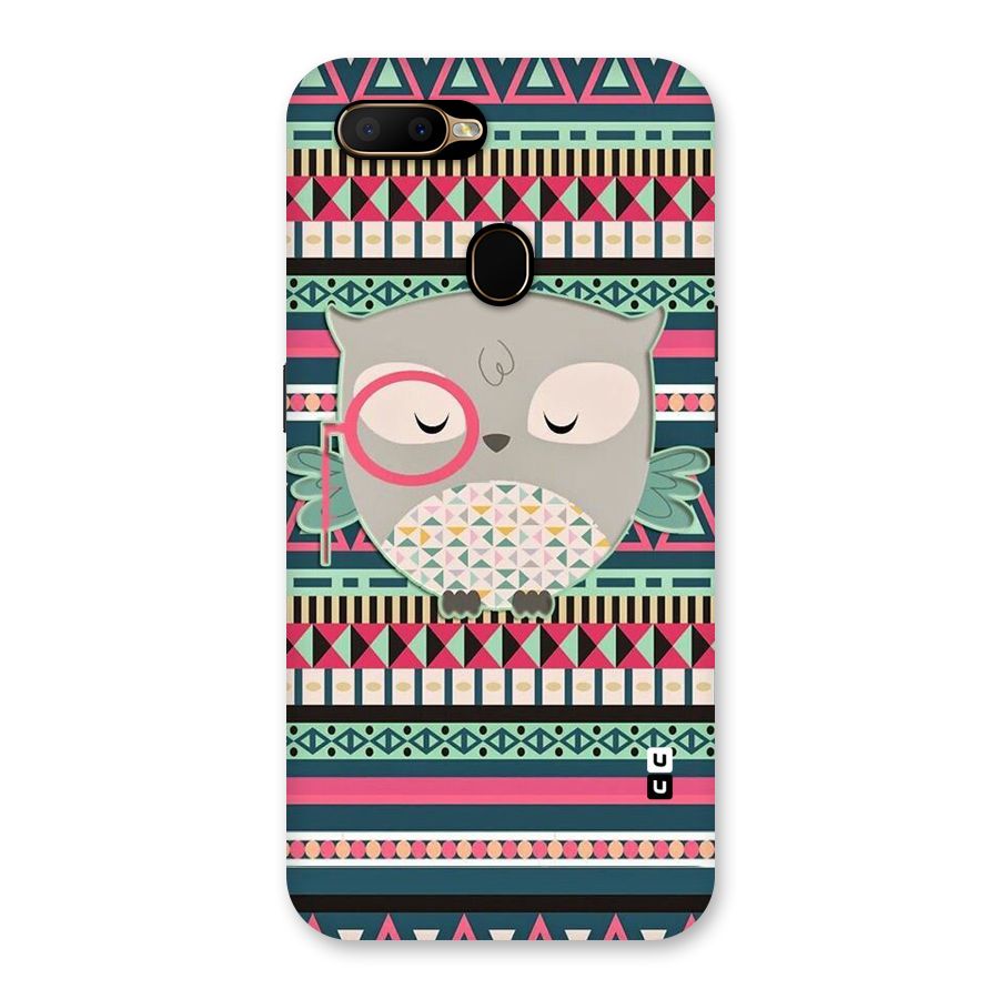 Owl Cute Pattern Back Case for Oppo A5s