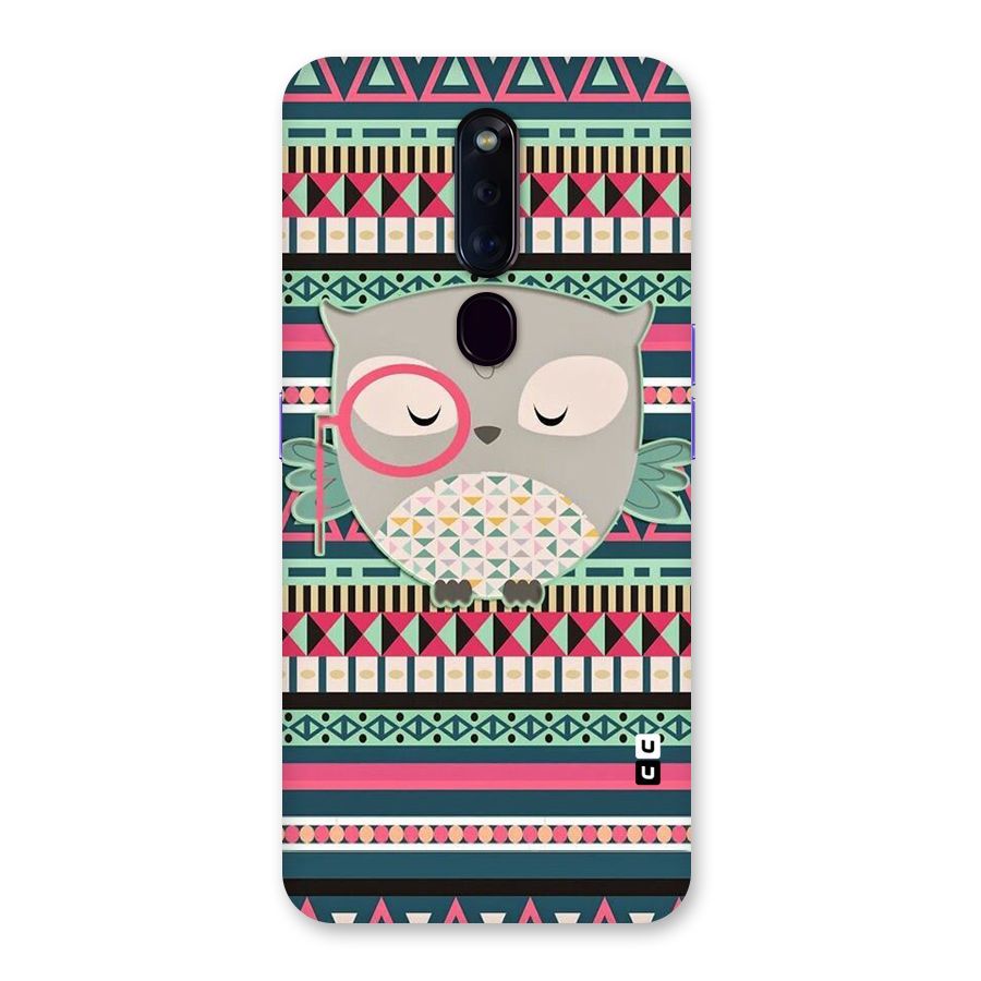Owl Cute Pattern Back Case for Oppo F11 Pro
