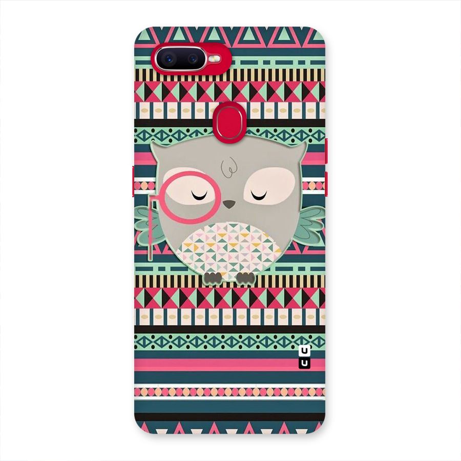 Owl Cute Pattern Back Case for Oppo F9 Pro