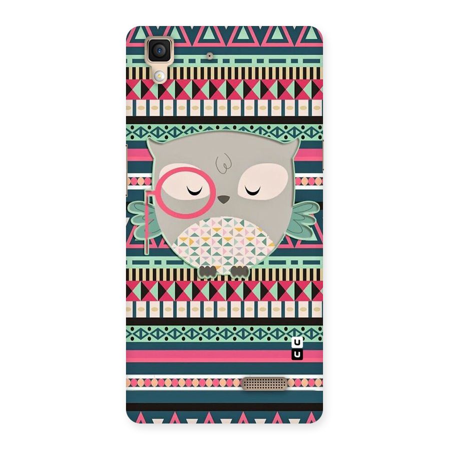 Owl Cute Pattern Back Case for Oppo R7