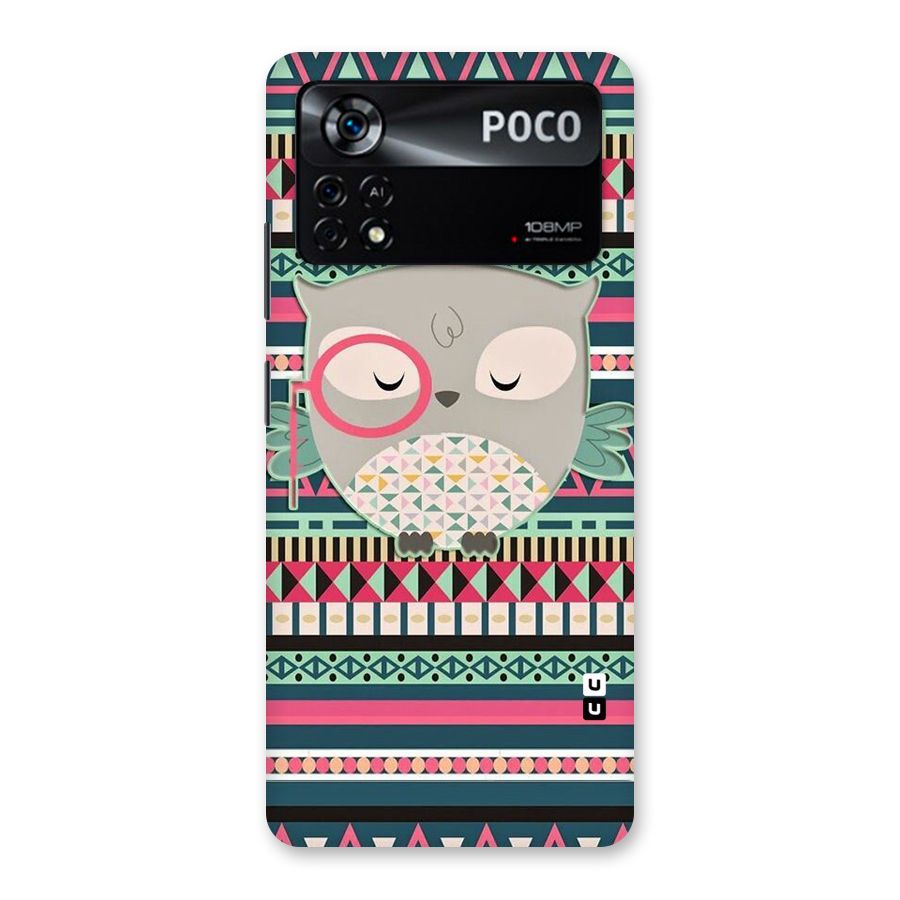 Owl Cute Pattern Back Case for Poco X4 Pro 5G