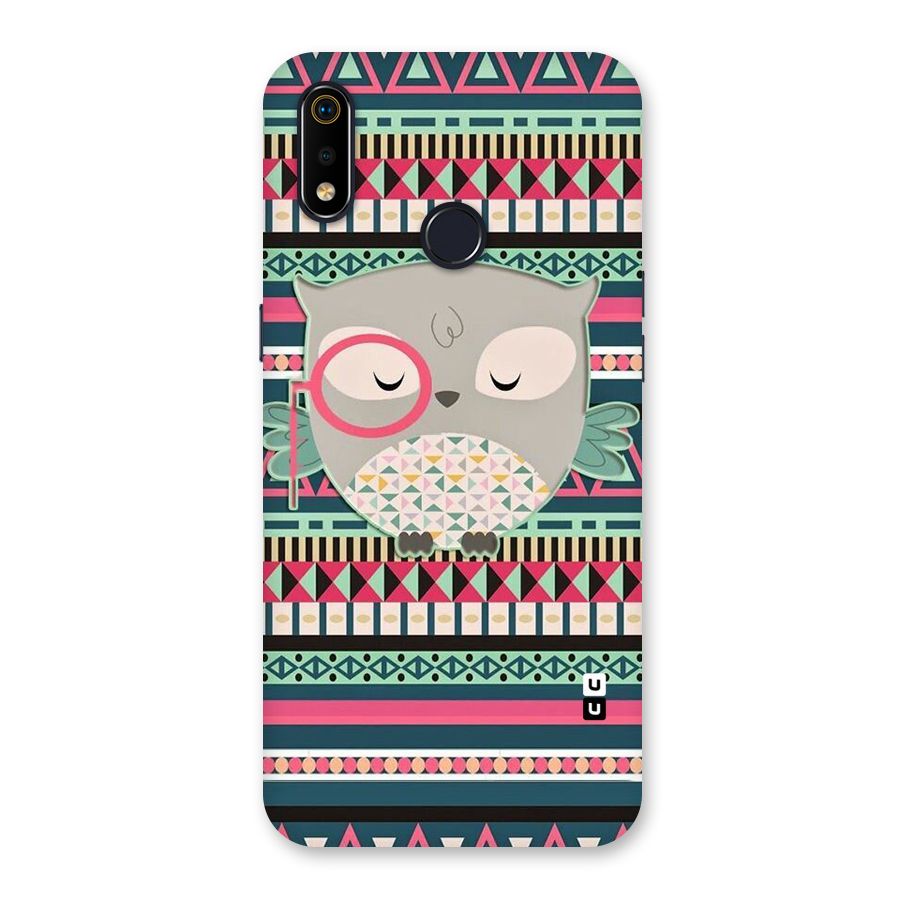 Owl Cute Pattern Back Case for Realme 3i