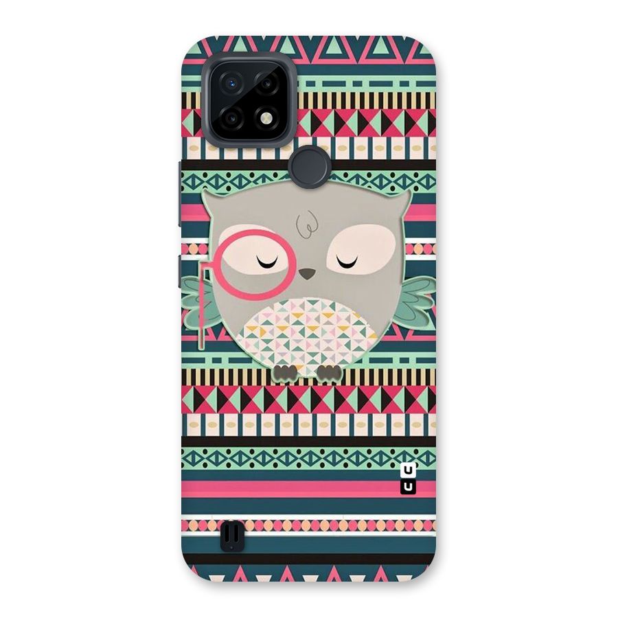 Owl Cute Pattern Back Case for Realme C21