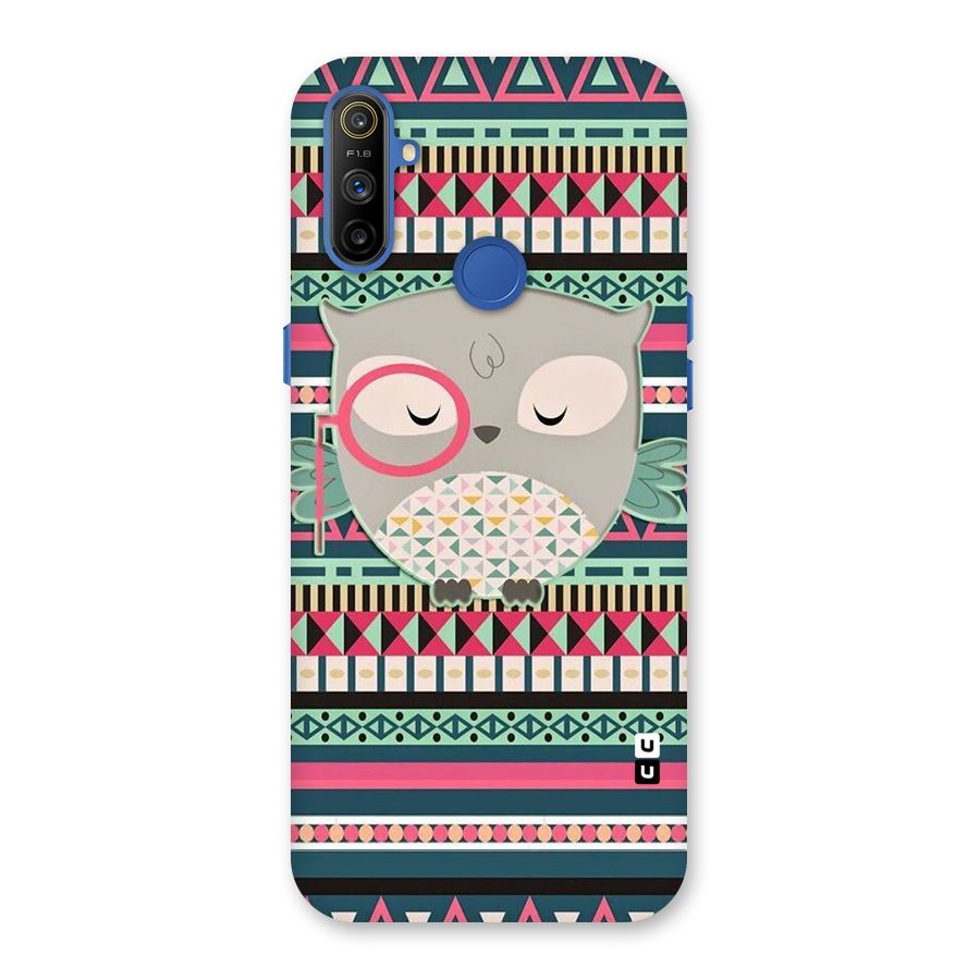 Owl Cute Pattern Back Case for Realme Narzo 10A