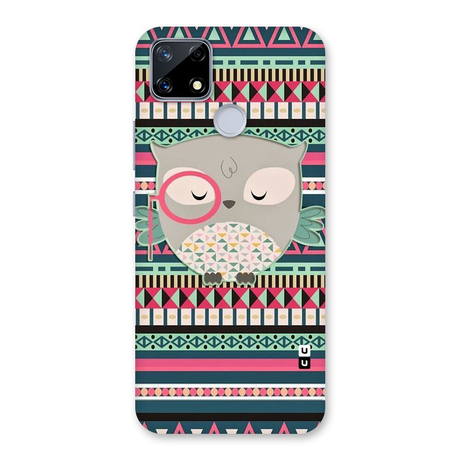 Owl Cute Pattern Back Case for Realme Narzo 20
