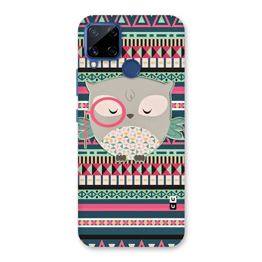 Owl Cute Pattern Back Case for Realme Narzo 30A
