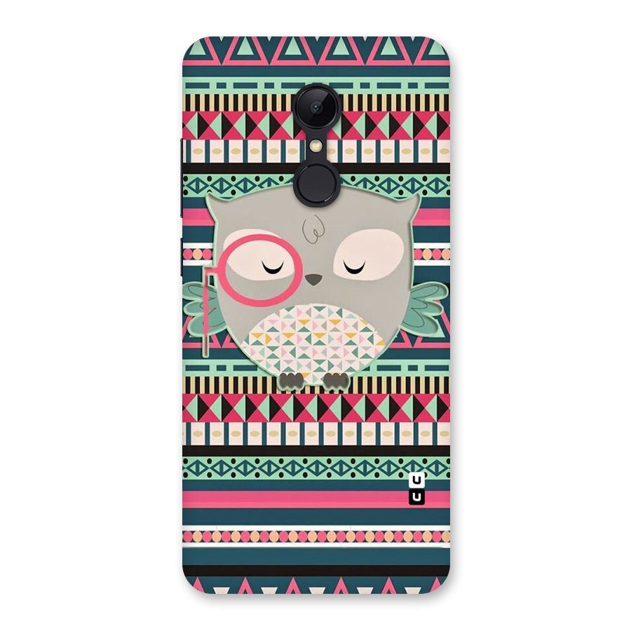 Owl Cute Pattern Back Case for Redmi 5