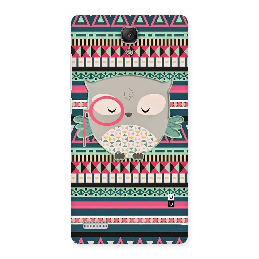 Owl Cute Pattern Back Case for Redmi Note