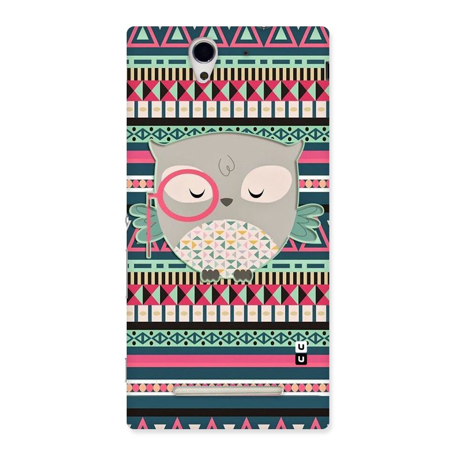 Owl Cute Pattern Back Case for Sony Xperia C3