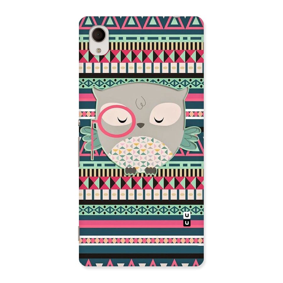 Owl Cute Pattern Back Case for Sony Xperia M4