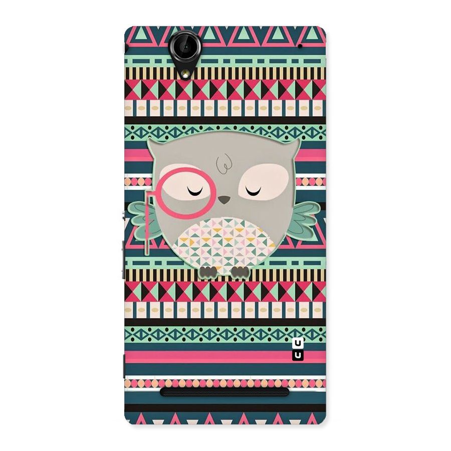 Owl Cute Pattern Back Case for Sony Xperia T2