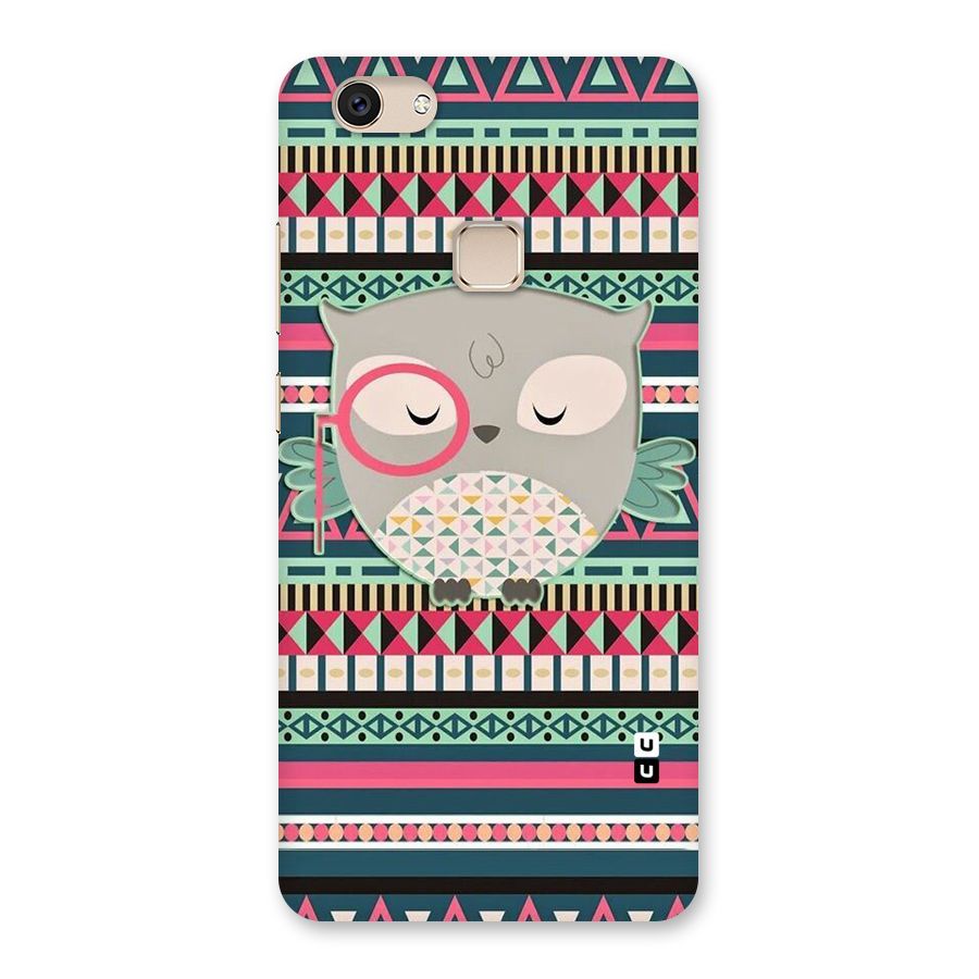 Owl Cute Pattern Back Case for Vivo V7