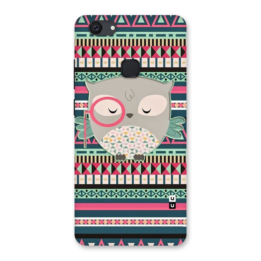 Owl Cute Pattern Back Case for Vivo V7 Plus
