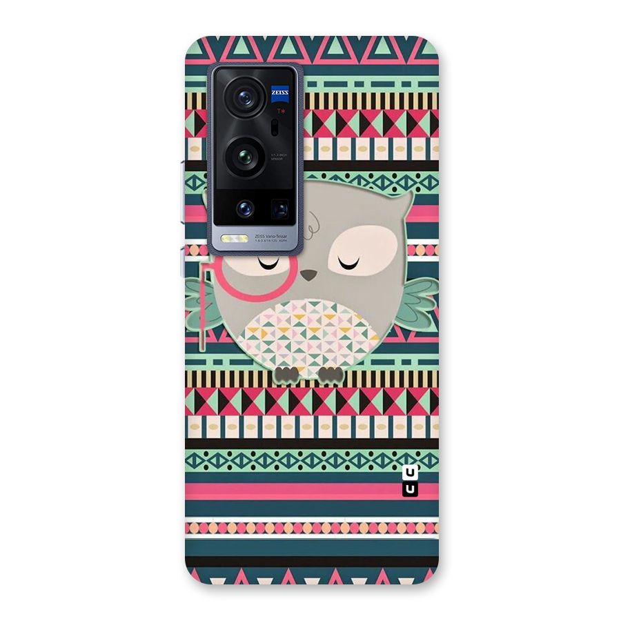 Owl Cute Pattern Back Case for Vivo X60 Pro Plus
