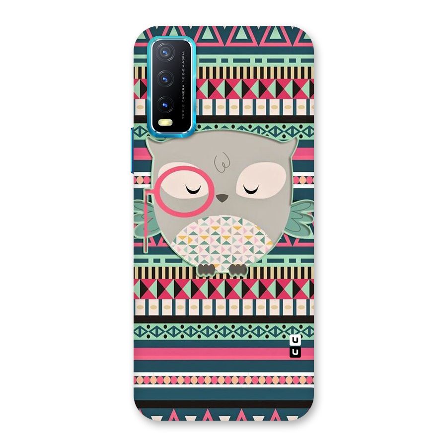 Owl Cute Pattern Back Case for Vivo Y20A