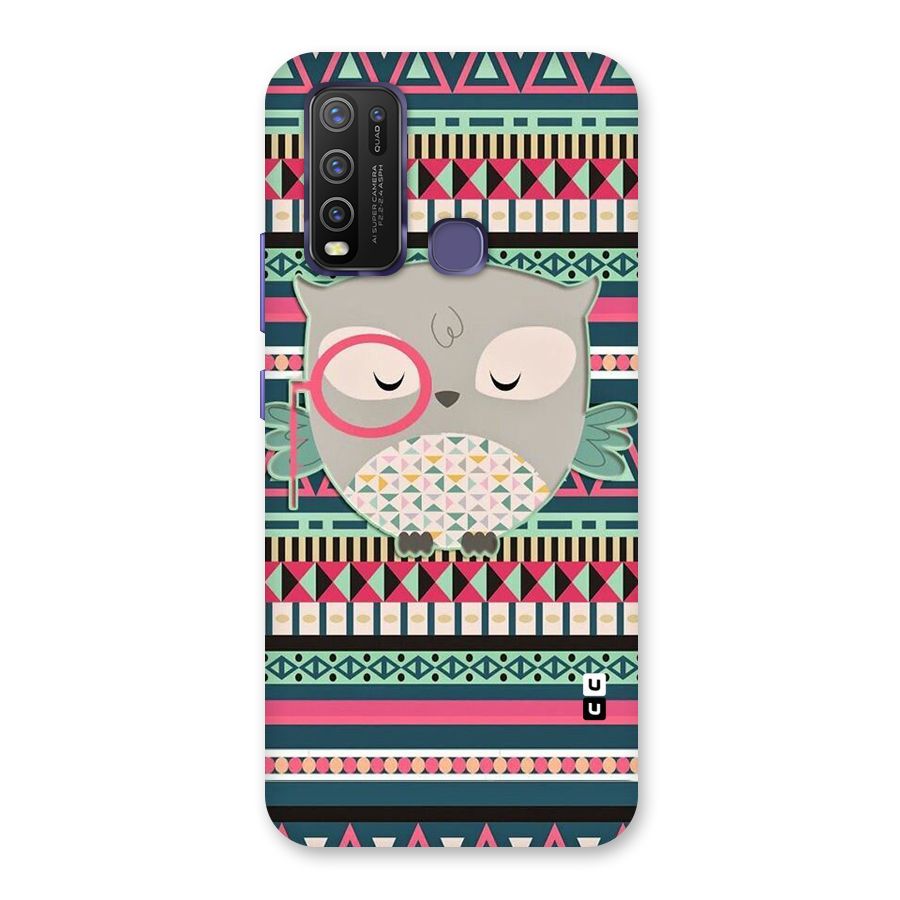 Owl Cute Pattern Back Case for Vivo Y50