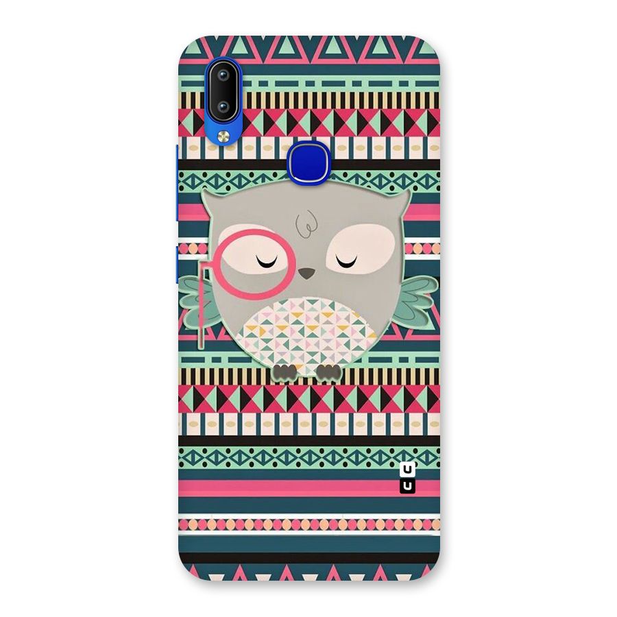 Owl Cute Pattern Back Case for Vivo Y91
