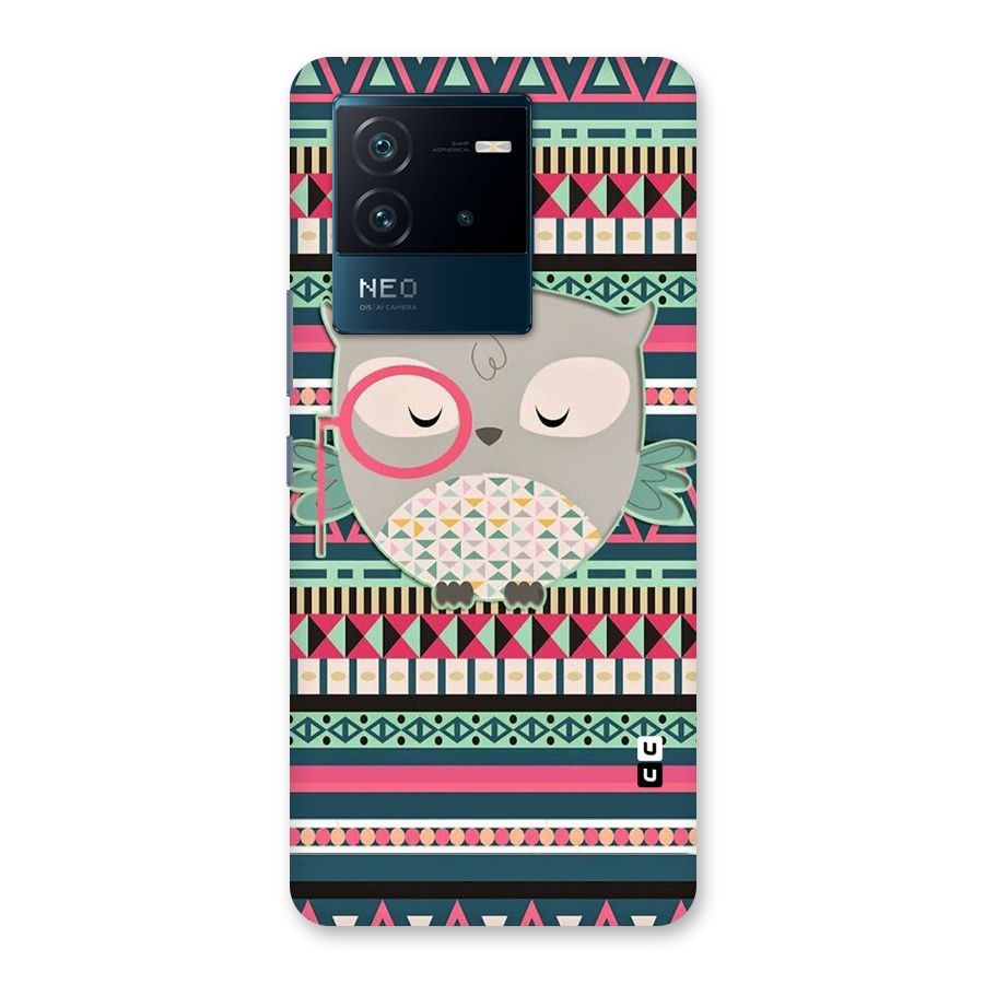 Owl Cute Pattern Back Case for Vivo iQOO Neo 6 5G