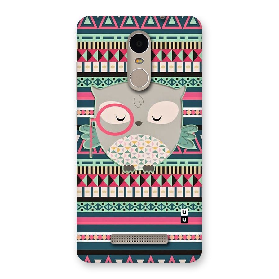 Owl Cute Pattern Back Case for Xiaomi Redmi Note 3