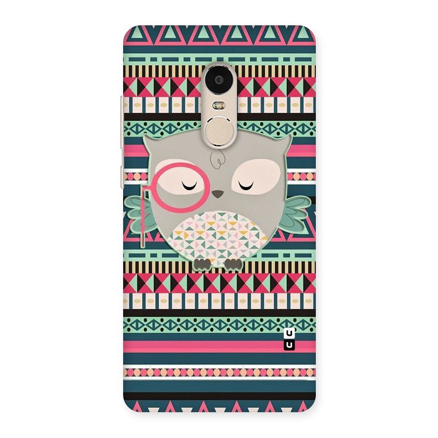 Owl Cute Pattern Back Case for Xiaomi Redmi Note 4