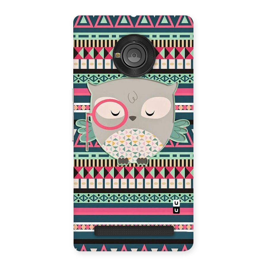 Owl Cute Pattern Back Case for Yu Yunique