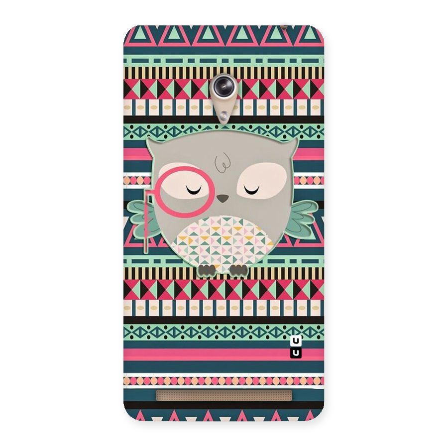 Owl Cute Pattern Back Case for Zenfone 6