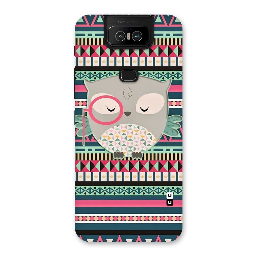 Owl Cute Pattern Back Case for Zenfone 6z