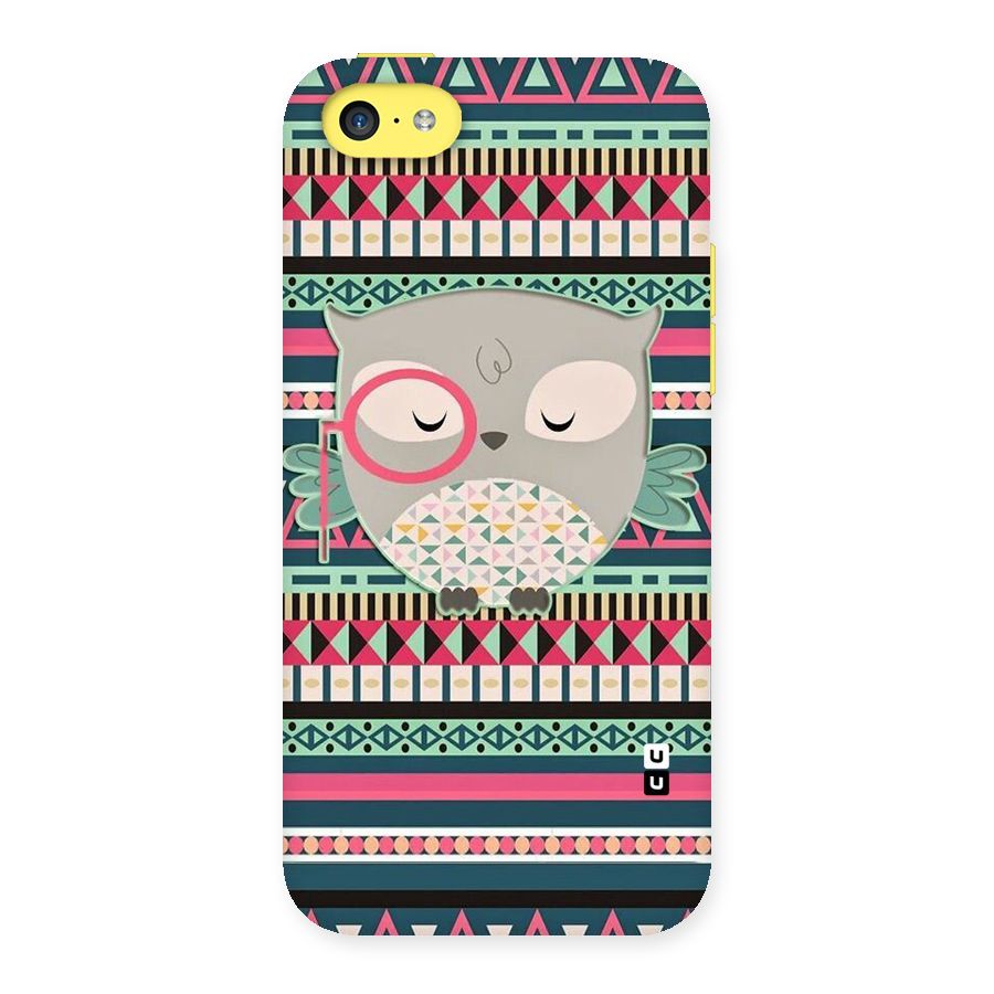 Owl Cute Pattern Back Case for iPhone 5C