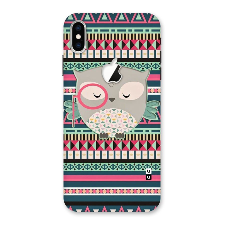 Owl Cute Pattern Back Case for iPhone XS Max Apple Cut