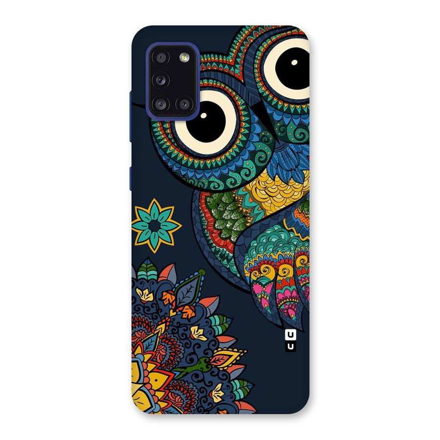Owl Eyes Back Case for Galaxy A31