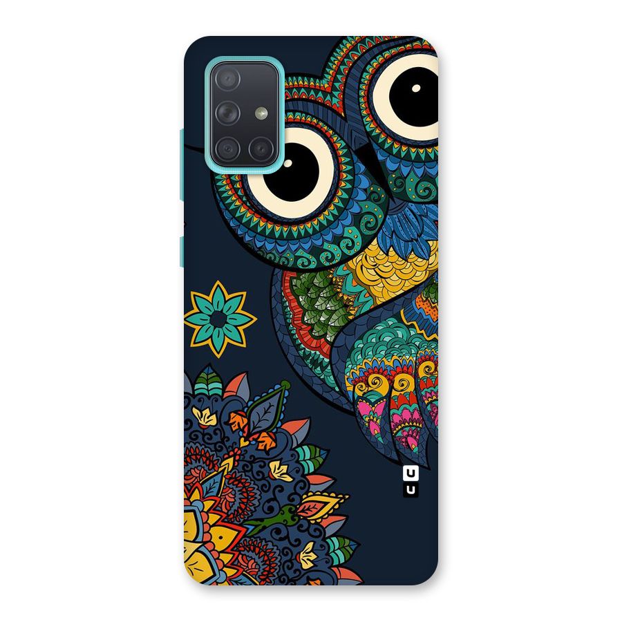 Owl Eyes Back Case for Galaxy A71