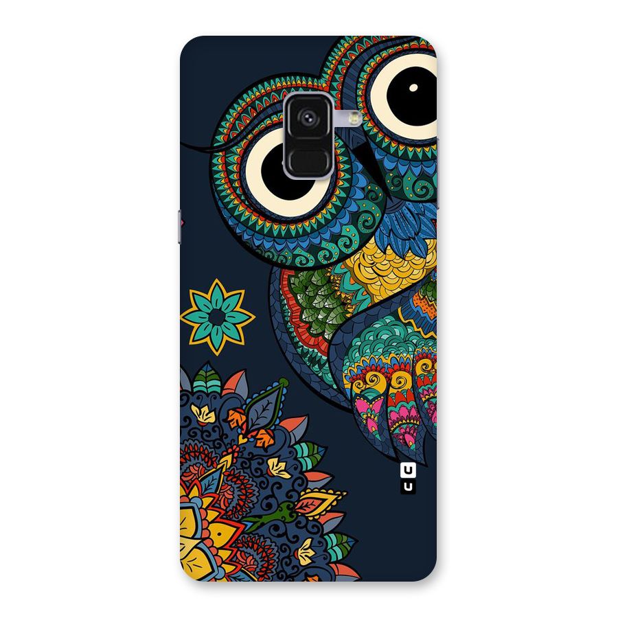 Owl Eyes Back Case for Galaxy A8 Plus