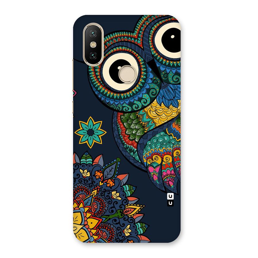 Owl Eyes Back Case for Mi A2